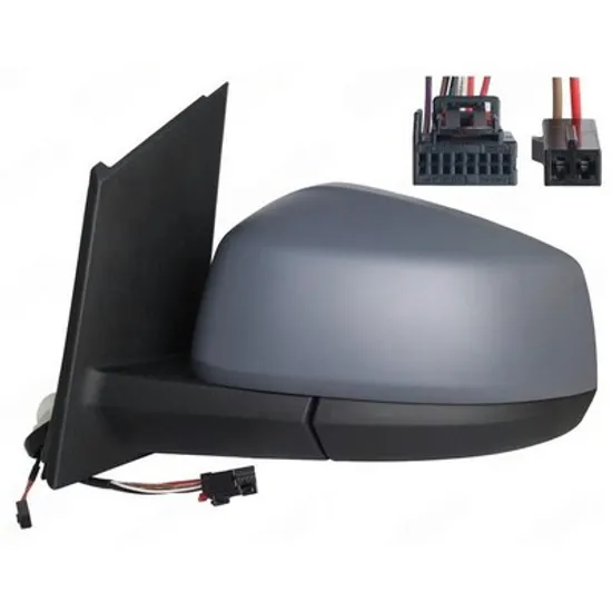 Oglinda FORD TRANSIT CONNECT 2024-> Oglinda exterioara electrica cu incalzire cu rabatare electrica pentru vopsit (cu senzor banda) (9PIN) STANGA Perioada 2024 2025
