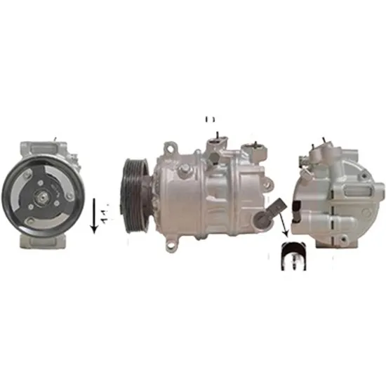 Compresor aer conditionat VW ARTEON 2017-> pentru 2.0 TSi 4motion, perioada 2018 2019 2020 2021 2022 2023