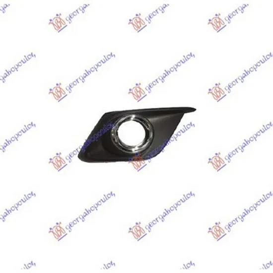 Grila Bara MAZDA 3 BM 2013-> Grila bara fata (cu gaura proiector) si ornament cromat dreapta Perioada 2014 2015 2016 2017 2018