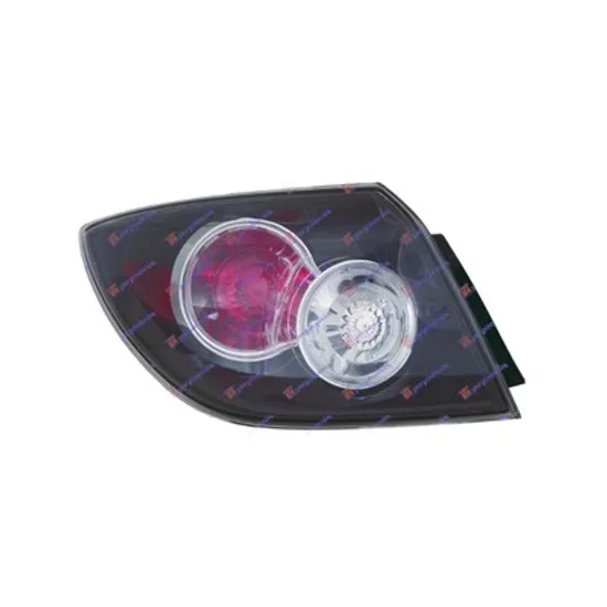 Stop Spate MAZDA 3 BK 2003->2009 Lampa spate stanga, exterioara, ptr 5 usi, neagra 07-> Perioada 2007 2008 2009