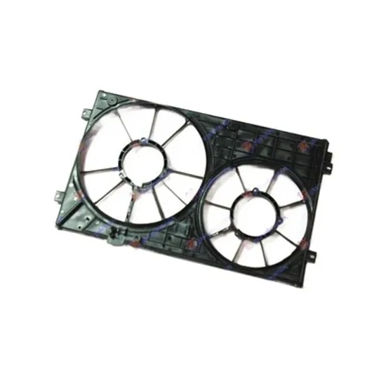 Carcasa Ventilator SKODA SUPERB 1 2001->2008 Carcasa electroventilator motor benzina/diesel RAD 45cm , Perioada 2002 2003 2004 2005 2006 2007 2008