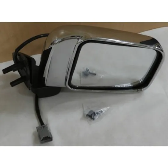 Oglinda NISSAN NAVARA D22 1997->2008 Oglinda exterioara electrica cromat (cabina dubla-pentru 4 usi ) DREAPTA Perioada 1997 1998 1999 2000 2001 2002 2003 2004 2005 2006 2007 2008