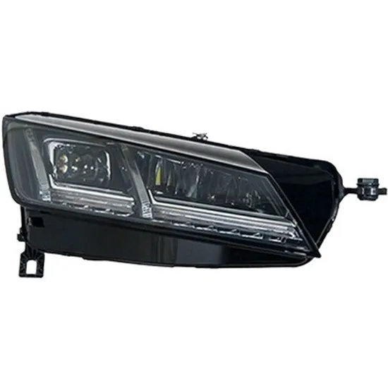 Far dreapta AUDI TT Roadster 2014-> perioada 2014 2015 2016 2017 2018 2019 fara motor reglaj, fara unitate comanda LED pentru lumini de pozitie, semnal transparent, cu reglaj distanta iluminare automat, cu bec LED