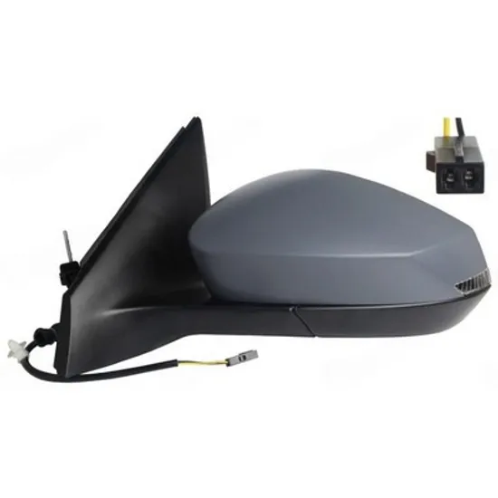 Oglinda SKODA FABIA 4 2021-> Oglinda exterioara cu cabluri pentru vopsit (cu semnal LED) STANGA Perioada 2021 2022 2023 2024 2025