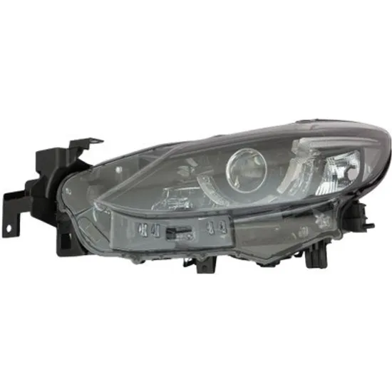 Far dreapta MAZDA 6 GJ 2012-> perioada 2012 2013 2014 2015 2016 2017 cu motor reglaj, cu reglaj electric, cu faza lunga LED, cu daylight, cu faza lunga LED, cu semnal, cu bec LED cu bec WY21W,