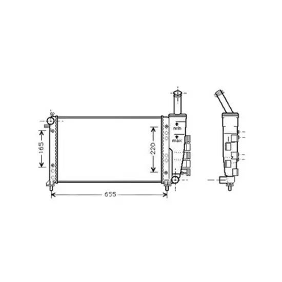 Radiator Motor FIAT PUNTO 188 1999->2012 Radiator apa pentru 1.2CC 01 - 03 (58x31,6) CV manuala/automata cu/fara aer conditionat Perioada 1999 2000 2001 2002 2003 2004 2005 2006 2007 2008 2009 2010 2011