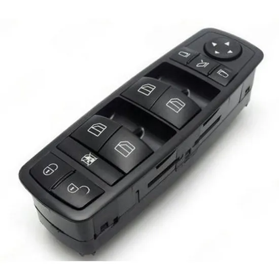 Buton oglinda MERCEDES B-CLASS W245 2005->2011 Panou butoane oglinzi cu rabatare electrica fata (negru cover) pentru 4 usi (3pin) STANGA Perioada 2008 2009 2010 2011