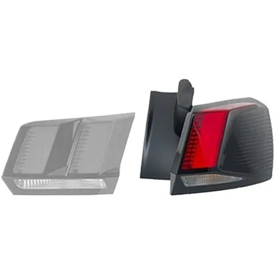 Lampa stop spate dreapta PEUGEOT 3008 2016-> perioada 2016 2017 2018 2019 2020 2021 , rosu/negru, exterior, cu bec LED