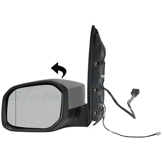 Oglinda exterioara stanga VW CADDY 4 2015->2020 perioada 2015 2016 2017 2018 2019 2020 , cu antena, numar pini 5, cu incalzire, prevopsit grund