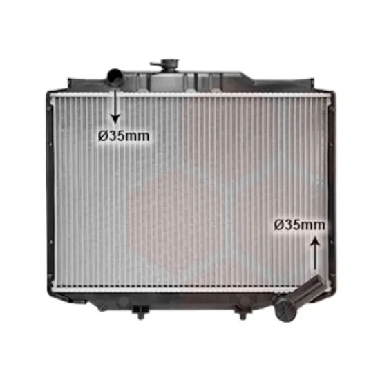 Radiator apa HYUNDAI H-1 1997->2007 pentru 2.5 D, perioada 1997 1998 1999 2000 2001 2002 2003 2004