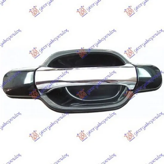 Maner Usa ISUZU D-MAX 1 2002->2012 Maner exterior usa spate dreapta cromat Perioada 2002 2003 2004 2005 2006 2007 2008 2009 2010 2011 2012