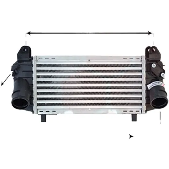 Intercooler AUDI A2 2002->2005 1.4 TDI 66KW 90CP , pentru motor ATL perioada 2003 2004 2005