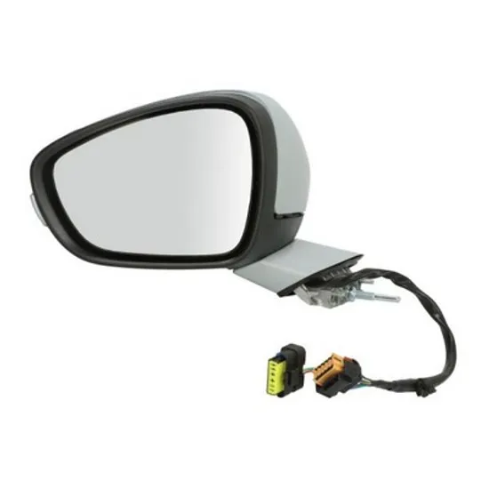 Oglinda PEUGEOT 508 1 2010->2018 Oglinda exterioara electrica cu incalzire cu rabatare electrica pentru vopsit (cu semnal si lampa podea) 10H/8P+6H/2P STANGA Perioada 2015 2016 2017 2018