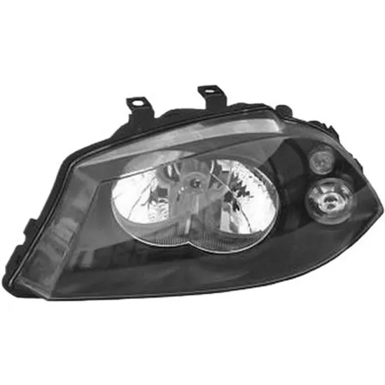 Far dreapta SEAT CORDOBA 2002->, IBIZA 3 2003->2009 perioada 2002 2003 2004 2005 2006 fara motor reglaj, semnal galben, cu reglaj electric, cu bec H4