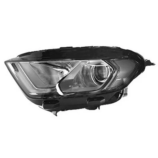 Far stanga FORD ECOSPORT 2012-> perioada 2013 2014 2015 2016 2017 2018 de la an de fabricatie 11/2017, cu motor reglaj, cromat, cu daylight, cu bec H1, cu bec H18