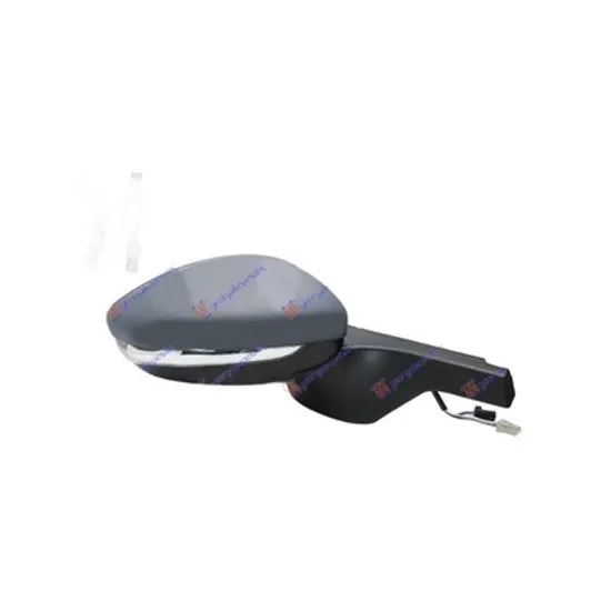 Oglinda CITROEN C3 III 2016-> Oglinda exterioara electrica cu incalzire cu rabatare electrica pentru vopsit (cu semnal si cu senzor si senzor banda) 12PIN dreapta Perioada 2016 2017 2018 2019 2020 2021 2022