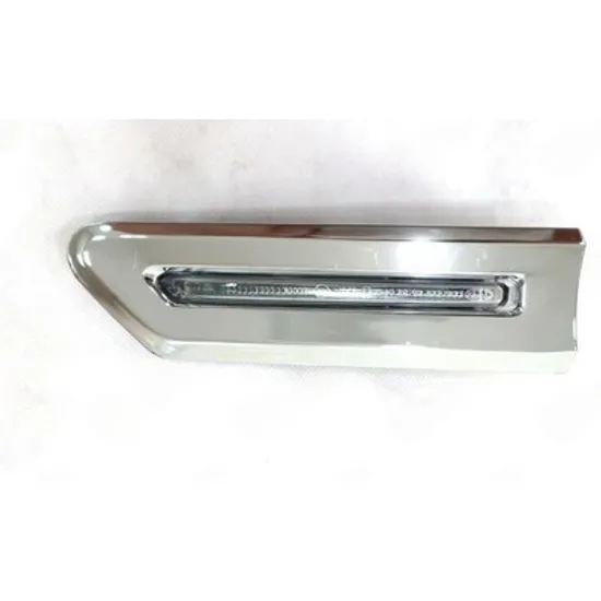 Semnalizator BMW 7 F01 2008->2015 Semnal cu rama cromata Aripa fata STANGA Perioada 2012 2013 2014 2015