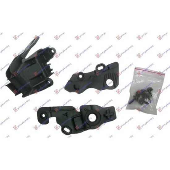 Suport Far PEUGEOT 208 1 2012->2018 Suport far plastic set reparatie 3bucati dreapta 2015-> Perioada 2015 2016 2017 2018