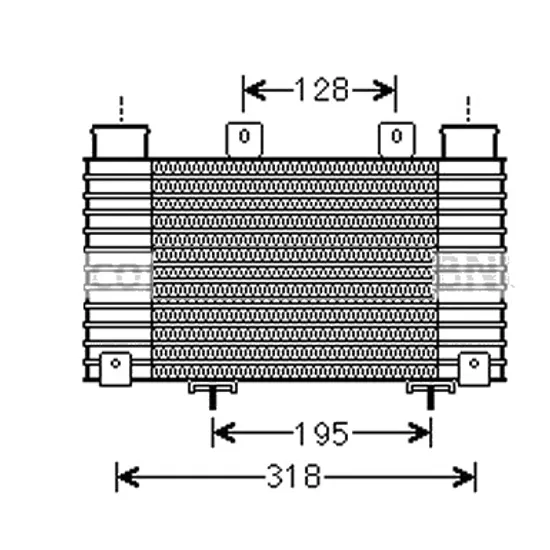 Intercooler FORD RANGER 2005->2012 pentru 3.0 TDCi, 3.0 TDdi, perioada 2006 2007 2008 2009 2010 2011 2012