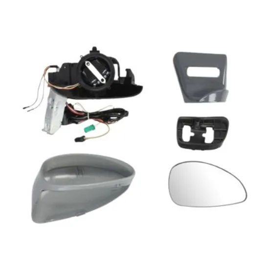 Oglinda exterioara dreapta CITROEN C4 1 LC 2004->2012, C4 COUPE 2004->2013 perioada 2004 2005 2006 2007 2008 2009 2010 2011 , reglaj electric, cu incalzire, prevopsit grund