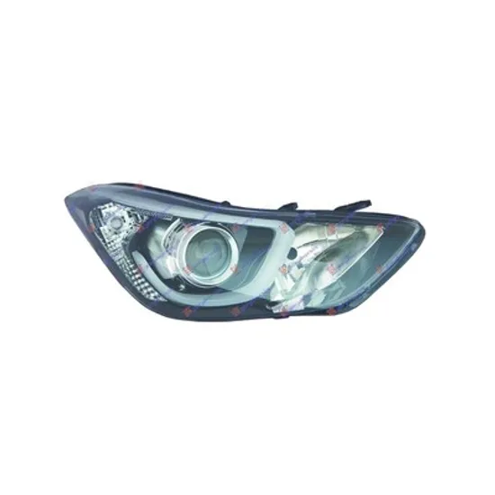 Faruri HYUNDAI ELANTRA 2011->2016 Far cu reglaj electrica (HB3/H7/ cu LED) (E) 2014->2016 dreapta Perioada 2013 2014 2015