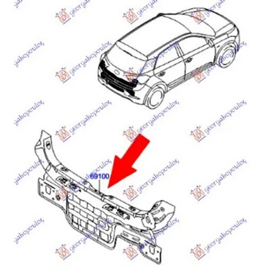 Panou Spate HYUNDAI i20 2014->2020 Panou spate original Perioada 2018 2019 2020 2021 2022