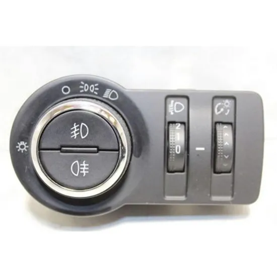 Comutator lumini OPEL ASTRA J 2009->2015 Buton comanda faruri (cu Proiector) (cu reglaj automat si Motor Far) (9pin) Perioada 2010 2011 2012 2013