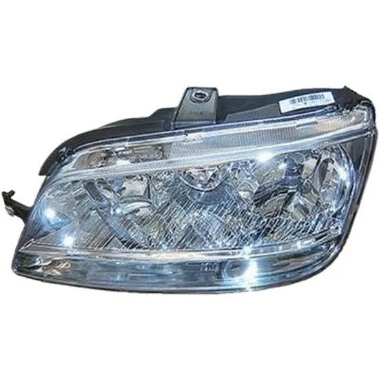 Far stanga FIAT MULTIPLA 1999-> perioada 1999 2000 2001 2002 2003 2004 2005 2006 2007 2008 2009 2010 de la an de fabricatie 12/2005, fara motor reglaj, semnal transparent, cu reglaj electric, cu far de ceata, cu bec H7/H1/H1