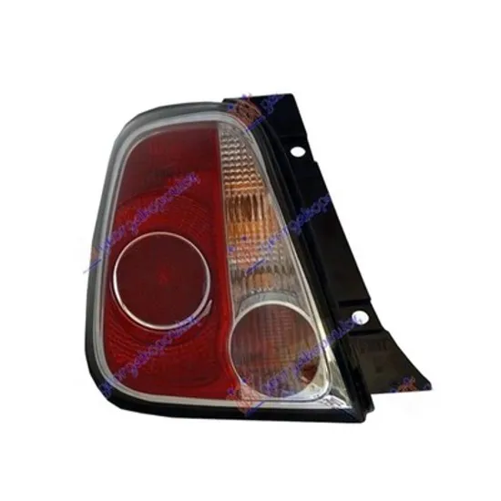 Stop Spate FIAT 500 2007-> Lampa spate SPORT ornament negru MARELLI stanga Perioada 2007 2008 2009 2010 2011 2012 2013 2014 2015