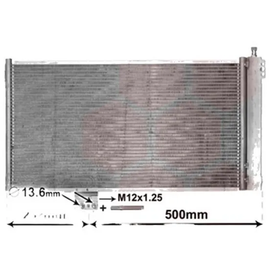 Radiator aer conditionat SUBARU FORESTER SJ 2012-> pentru 2.0 XT AWD, 2.0 XT AWD , perioada 2013 2014 2015 2016 2017 2018