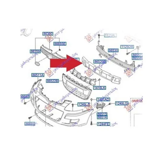 Absorbant Soc Bara HYUNDAI MATRIX 2001-> Absorbant soc bara spate (2008-) Perioada 2008 2009 2010