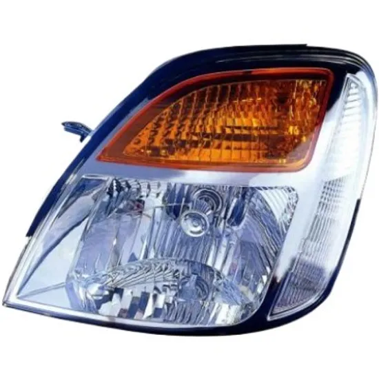 Far stanga HYUNDAI H-1 2007-> perioada 2008 2009 2010 2011 2012 2013 cu motor reglaj, fara stecher, cu bec H4