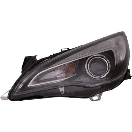 Far stanga OPEL ASTRA J GTC 2011-> perioada 2011 2012 2013 2014 2015 , fara motor reglaj, fara unitate de control Xenon, Bi-Xenon, semnal transparent, cu reglaj distanta iluminare automat, adaptiv, cu bec D1S tub descarcare gaze