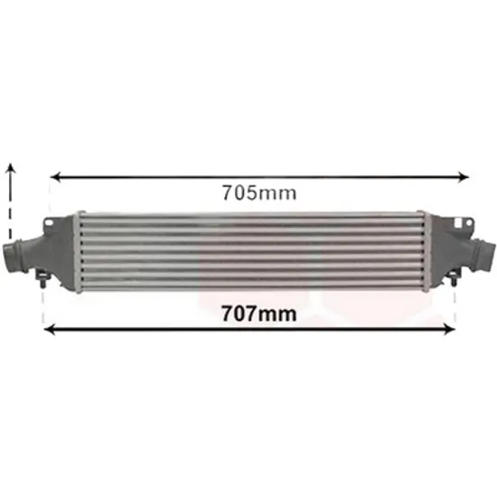 Intercooler OPEL CORSA D 2006->2014 pentru 1.4, perioada 2012 2013 2014