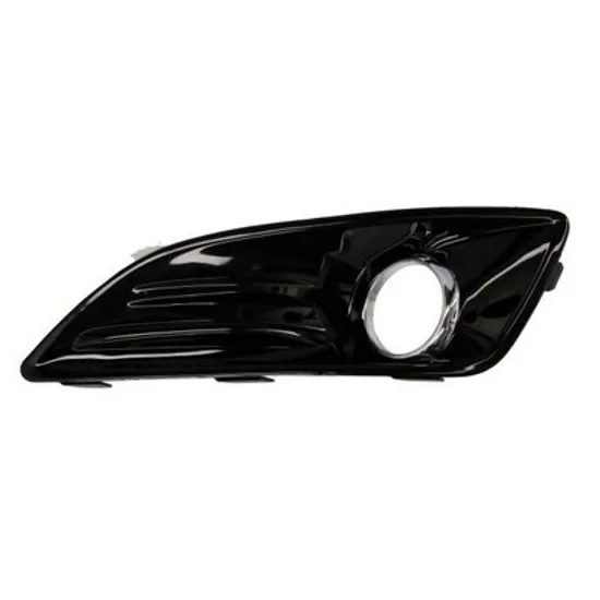Grila Bara FORD FIESTA 5 JH 2008->2017 Grila bara fata (cu gauri proiector & bandou cromat) (negru POLISHED) stanga Perioada 2013 2014 2015 2016 2017