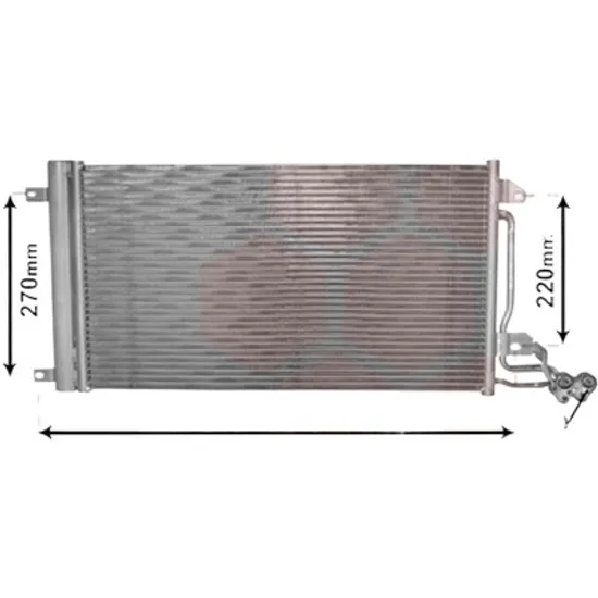 Radiator aer conditionat MAZDA 3 BL 2008->2013 pentru 2.0 MZR, perioada 2009 2010 2011 2012 2013 2014