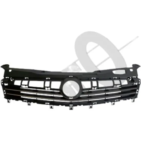 Bandou grila fata OPEL ASTRA H 2004->2014 perioada 2009 2010 cromat, de la an de fabricatie 2007,