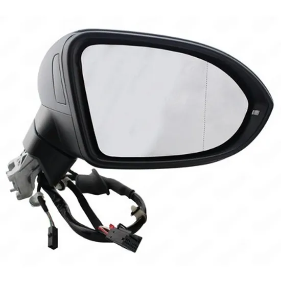 Oglinda VW PASSAT B8 2014-> Oglinda exterioara electrica cu incalzire cu rabatare electrica pentru vopsit (semnal si lampa podea si senzor banda si memorie) DREAPTA Perioada 2019 2020 2021 2022 2023 2024