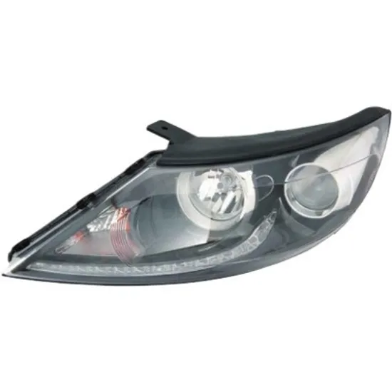 Far dreapta KIA SPORTAGE 3 2010->2015 perioada 2011 2012 2013 2014 2015 2016 pana la an de fabricatie 2014, cu motor reglaj, semnal transparent, cu reglaj electric, cu daylight, cu bec H7/H7