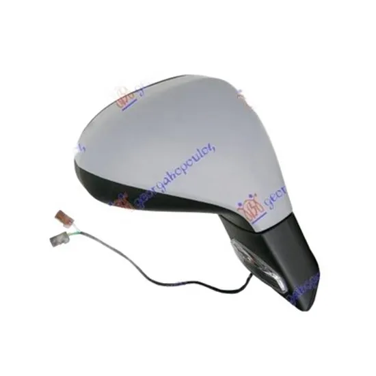 Oglinda PEUGEOT 207 2006->2015 Oglinda exterioara electrica cu incalzire rabatabila electrica cu semnal cu senzor dreapta Perioada 2006 2007 2008 2009 2010 2011 2012