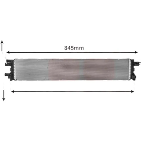 Radiator apa AUDI A5 Cabriolet 8F7 2009->2017, A5 8T3 2007->2017 pentru S5 quattro, perioada 2009 2010 2011 2012 2013 2014 2015 2016 2017