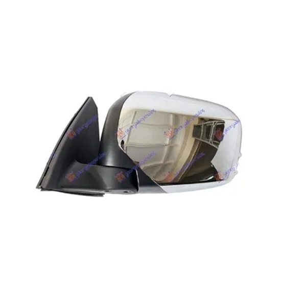 Oglinda MITSUBISHI L200 2005->2015 Oglinda exterioara reglaj manual cromat stanga Perioada 2005 2006 2007 2008 2009 2010 2011 2012 2013 2014 2015