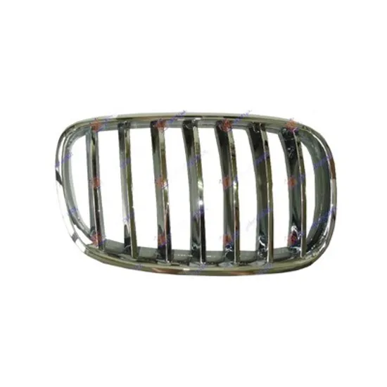 Grila Radiator BMW X5 E70 2006->2013 Grila radiator dreapta cromat complet Perioada 2007 2008 2009 2010 2011 2012 2013