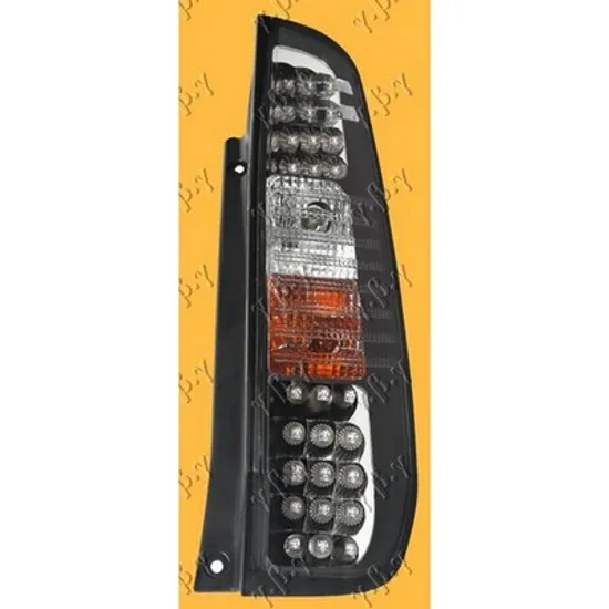 Stop Spate FORD FIESTA 5 JH 2001->2010 Lampa spate negru pentru 3 usi LED Perioada 2001 2002 2003 2004 2005 2006 2007 2008 2009 2010