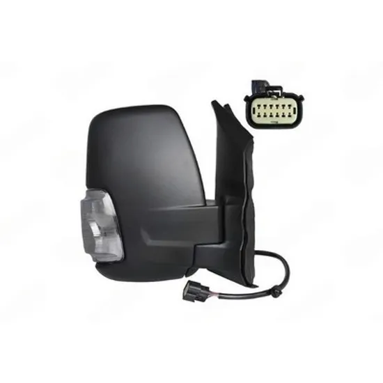 Oglinda FORD TRANSIT 2019-> Oglinda exterioara electrica cu incalzire cu rabatare electrica (brat scurt) (cu semnal si senzor banda) DREAPTA Perioada 2019 2020 2021 2022 2023 2024
