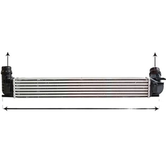 Intercooler RENAULT GRAND SCENIC 3 2009->2016 1.5 dCi 63KW 86CP , pentru motor K9K 830 perioada 2009 2010,2011,2012,2013 2014