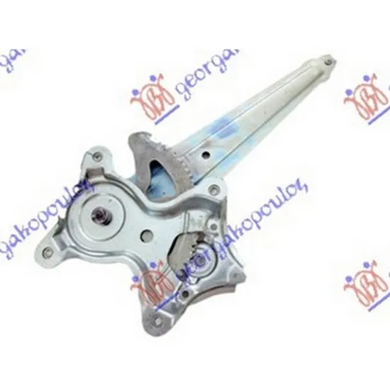 Macara Usa TOYOTA AURIS / COROLLA E15 2006->2012 Macara usa spate electrica fara motor Japonia dreapta, Perioada 2006 2007 2008 2009 2010 2011 2012
