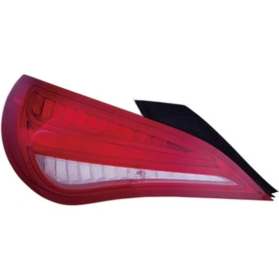 Lampa stop spate stanga MERCEDES CLA C117 2013->2019 perioada 2013 2014 2015 2016 2017 2018 2019 pana la an de fabricatie 2015, semnal transparent, cu lumini de mers inapoi, cu bec LED