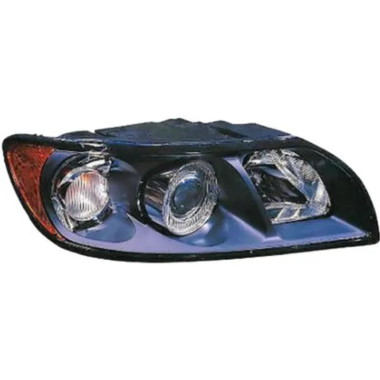 Far dreapta VOLVO S40 2 2004->2012 perioada 2004 2005 2006 2007 2008 2009 2010 pana la an de fabricatie 07/2007, cu motor reglaj, semnal galben, cu reglaj electric, cu bec HB3/H7