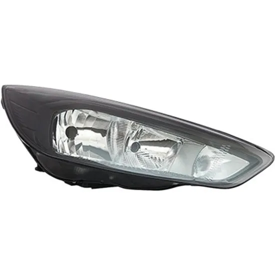 Far dreapta FORD FOCUS 3 2010->2019 perioada 2010 2011 2012 2013 2014 2015 2016 2017 2018 de la an de fabricatie 10/2014, cu motor reglaj, fumuriu, semnal transparent, cu reglaj electric, cu lumina de zi, cu bec H15, cu bec H7,